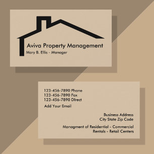 Carte De Visite Gestion de biens immobiliers