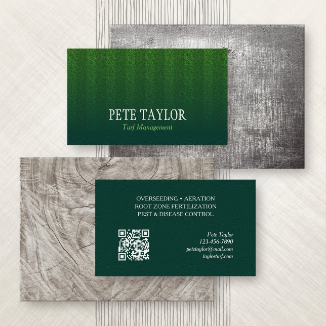 Carte De Visite Gestion de Gazon Sports de Golf (Créateur téléchargé)