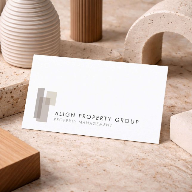 Carte De Visite Gestion immobilière moderne (Créateur téléchargé)