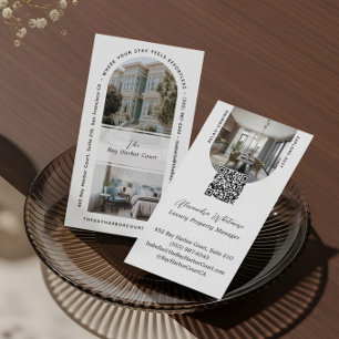 Carte De Visite Gestionnaire de location de propriété de photos d'