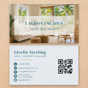 Carte De Visite Gestionnaire de locations de vacances professionne