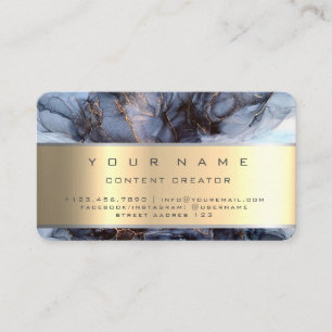 Carte De Visite Gestionnaire de médias sociaux créateur de contenu