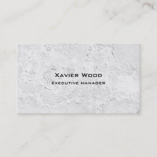 Carte De Visite Gestionnaire de texture de mur gris élégant modern
