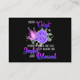 Carte De Visite Gigi Lover | Être Un Gigi Joyfull Et Béni