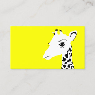 Carte De Visite girafe simple