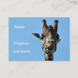 CARTE DE VISITE GIRAFFE