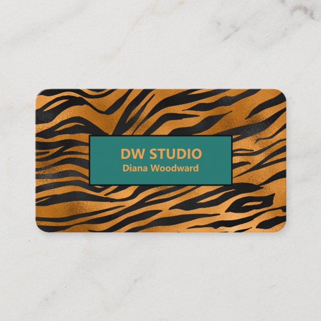 Carte de visite girly fantaisiste moderne (Devant)