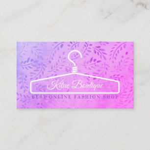 Carte De Visite Girly Hanger