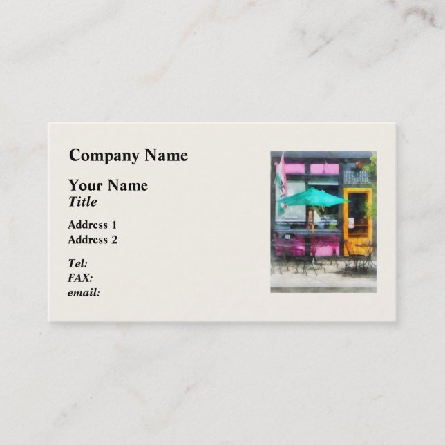 Carte De Visite Glace maison Bristol RI (Devant)