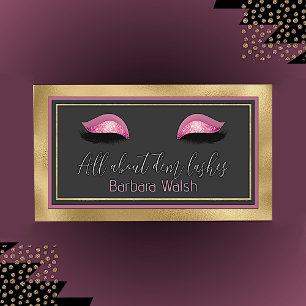Carte De Visite Glam Eyelash