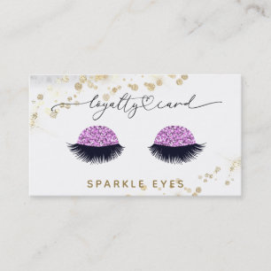 Carte De Visite *~* Glam LOGO Gold Eyes QR