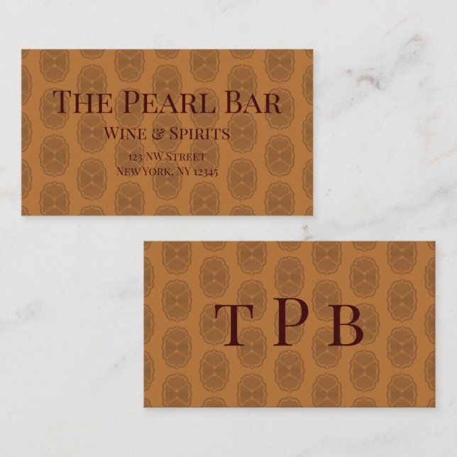 Carte De Visite Glamour (Devant / Derrière)