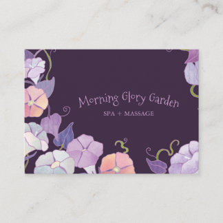 Carte De Visite Gloire du matin violet Spa