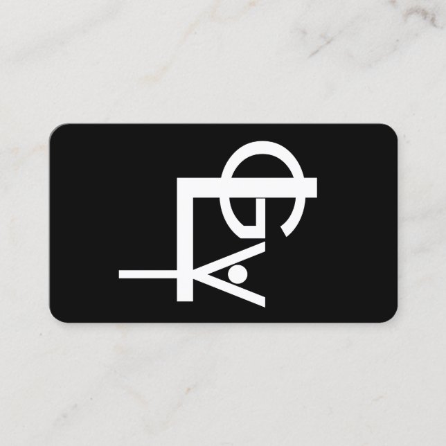 Carte De Visite GLY Business Cards (Devant)