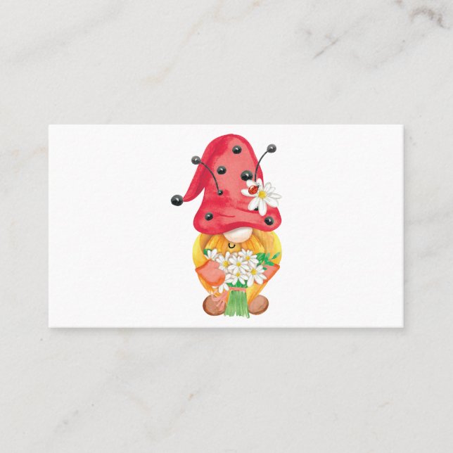Carte De Visite gnome d'été 1 (Devant)