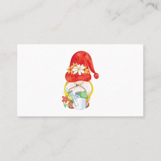 Carte De Visite gnome d'été 4 (Devant)