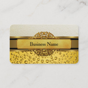 Carte de visite Gold Amber Beer Ale