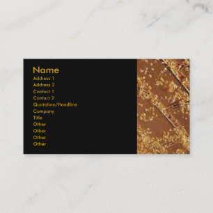Carte de visite Gold Bars