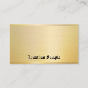 Carte De Visite Gold Classic Look Vintage Nostalgique Modèle de te