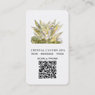 Carte De Visite *~* Gold Cosmic Sparkling Magique QR Crystal