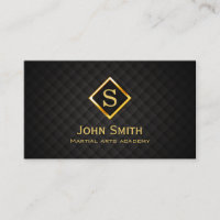 Carte de visite Gold Diamond Martial Arts