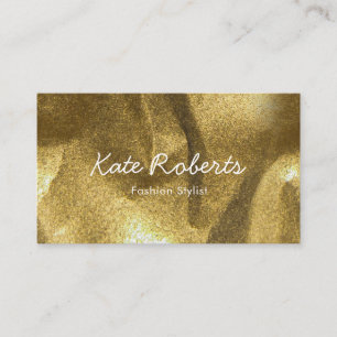 Carte de visite Gold écrasé   minimaliste