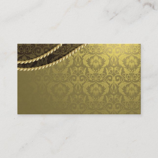 Carte de visite Gold Elegant (Devant)