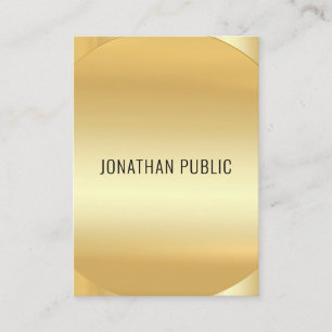 Carte De Visite Gold Look Moderne Elegant Luxe Modèle sur mesure