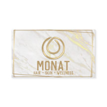 Carte de visite Gold Monat