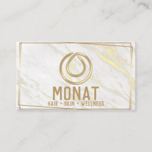 Carte de visite Gold Monat