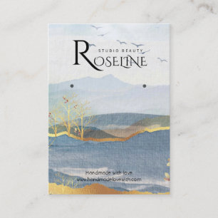 Carte De Visite Gold Payscape Peinture Bijoux souple