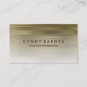 Carte de visite Gold Stripe