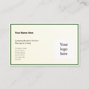 Carte De Visite Gold Tint Gradient & Hunter Logo Océanie