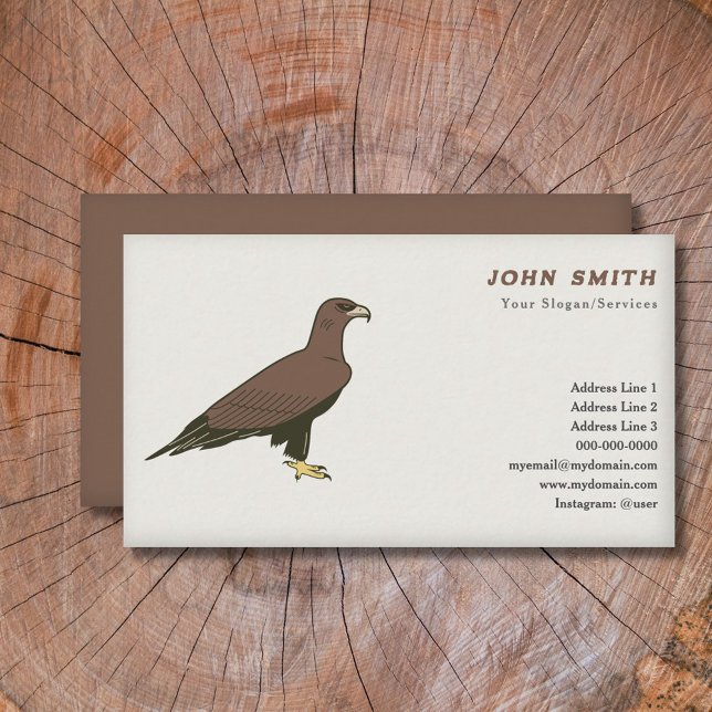 Carte de visite Golden Eagle (Golden Eagle Business Card)
