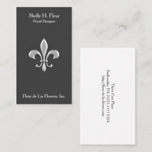 Carte de visite Golden Fleur De Lis
