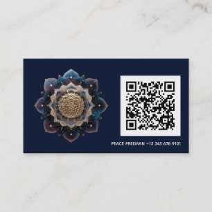 Carte De Visite Golden Gateway   Méditation au coucher du soleil