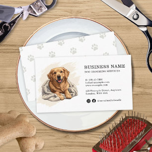 Carte De Visite Golden Retriever Créez votre propre animal