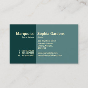 Carte De Visite Golden Section 06
