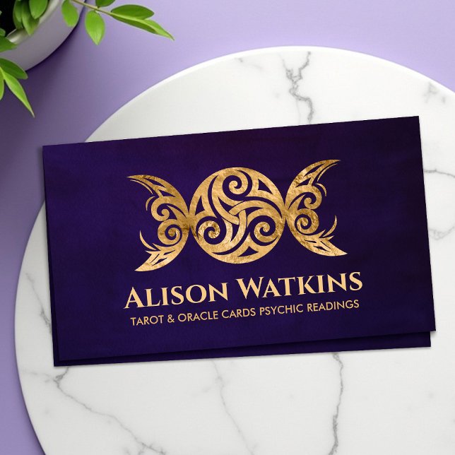 Carte De Visite Golden Triskele - Triple Moon (Créateur téléchargé)