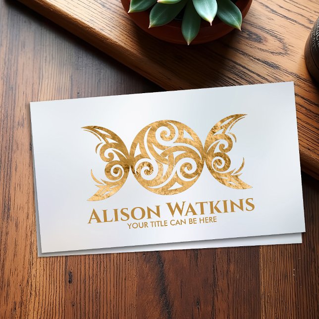 Carte De Visite Golden Triskele - Triple Moon (Créateur téléchargé)