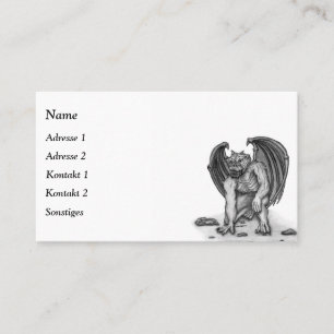 Carte De Visite Golem Gargoyle
