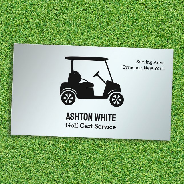 Carte De Visite ⛳ Golf (Golf Cart Business Cards)