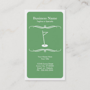 Carte De Visite golf de mod