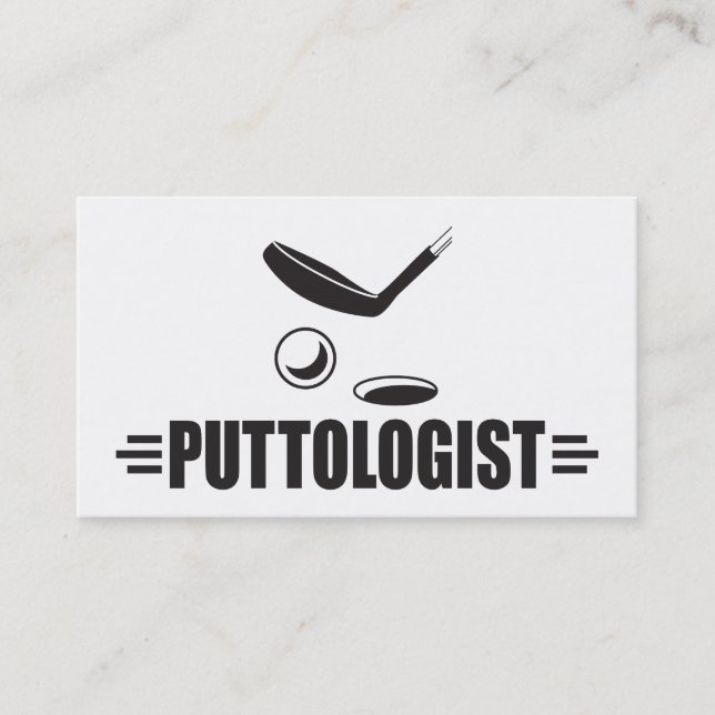 Carte De Visite Golf Funny sur mesure (Devant)