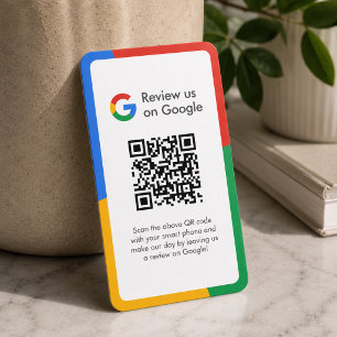 Carte De Visite Google Avis   Business Review Link QR Code
