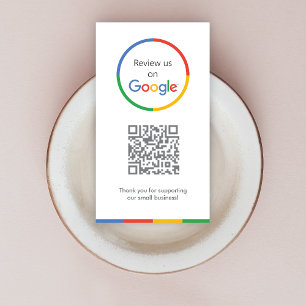Carte De Visite Google Avis   Business Review Link QR Code