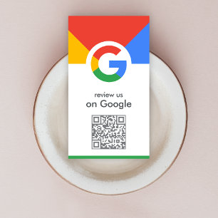 Carte De Visite Google Avis   Business Review Link QR Code