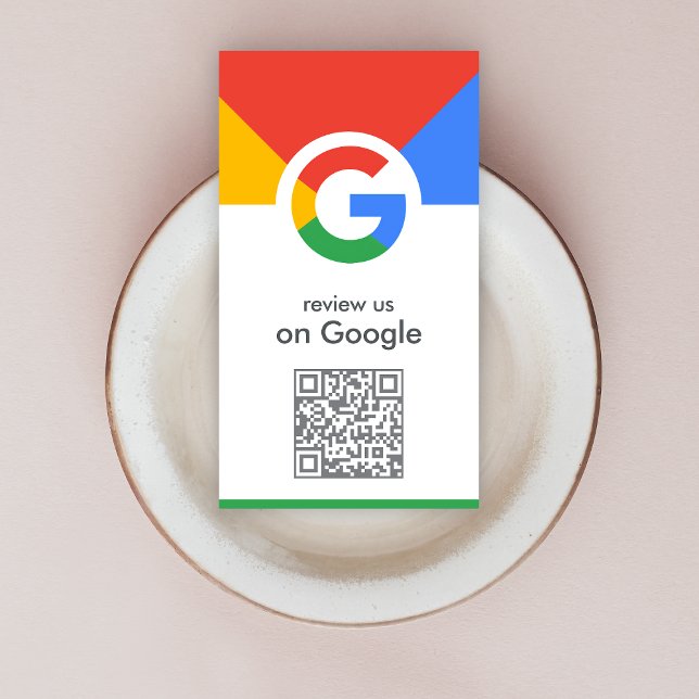 Carte De Visite Google Avis | Business Review Link QR Code (Gain Google reviews & grow your business with this editable  rating request business enclosure card.)