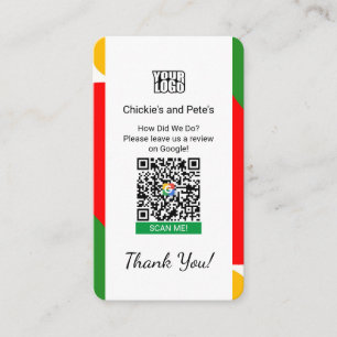 Carte de visite Google Review Pour Petites Entrepr