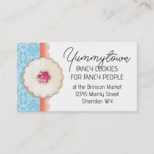 Carte De Visite Gourmet févé biscuits boulangerie boulangerie